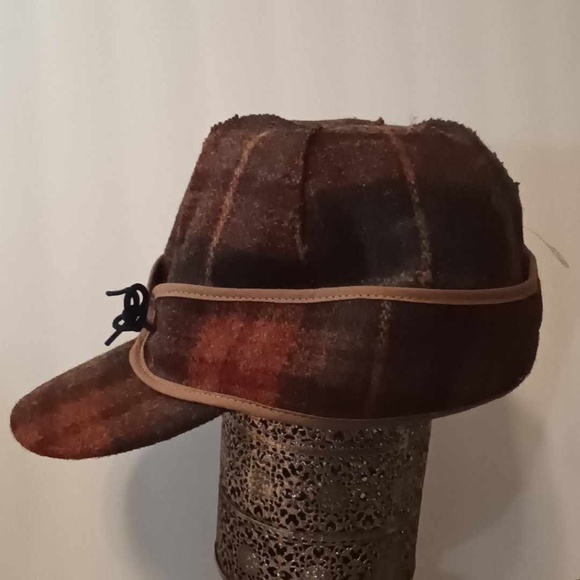 Wool cap with flannel lining 7-3/4", Original Stormy Kromer, Made in USA - Picture 5 of 6